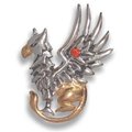 Starlinks Starlinks COM11 Griffins Gift Pendant - Good Fortune By Anne Stokes COM11